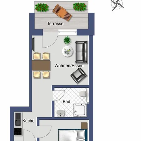 Inselzeit 2 Apartment Busum
